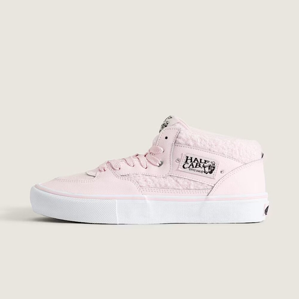 Vans Skate Half Cab Sherpa Leather Pink White VN0A5FCDY3K Men's Size 10 Shoes US - Picture 14 of 14
